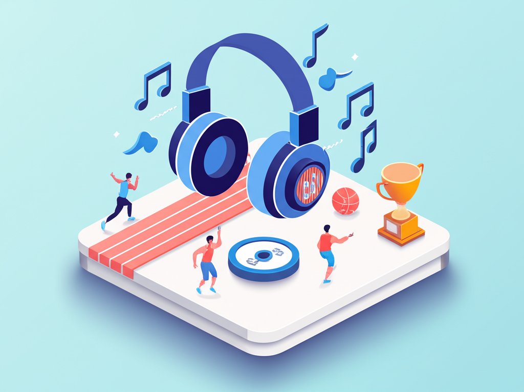 Pump up music for sports, boosting workout energy and athletic motivation.